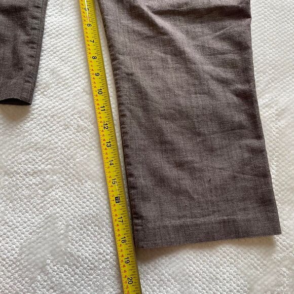 BROWN DRESS CROP PANTS — IZ BYER CALIFORNIA - Picture 6 of 7